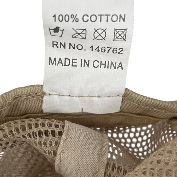 Dimco Apparel Cherokee Nation NC Trucker Hat Tan Mesh Snapback Baseball Cap - Picture 7 of 7